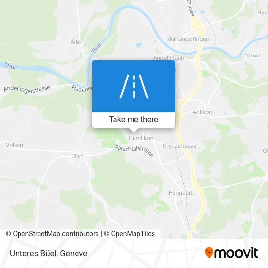 Unteres Büel map