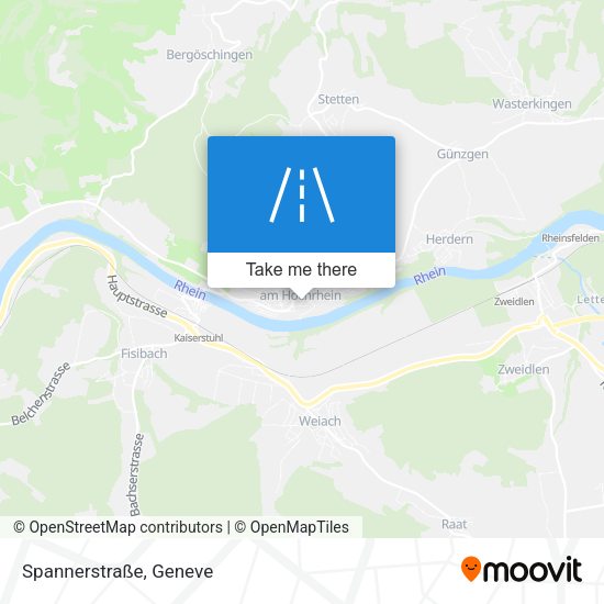 Spannerstraße map