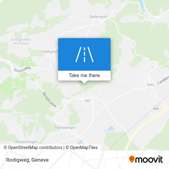 Rodigweg map
