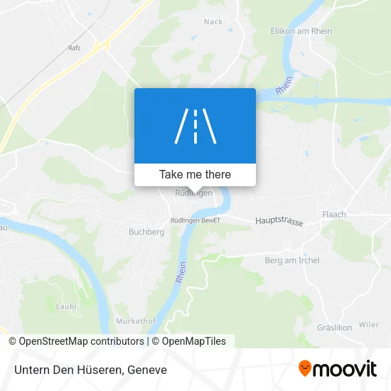Untern Den Hüseren map