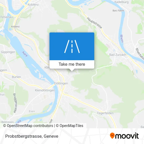 Probstbergstrasse map