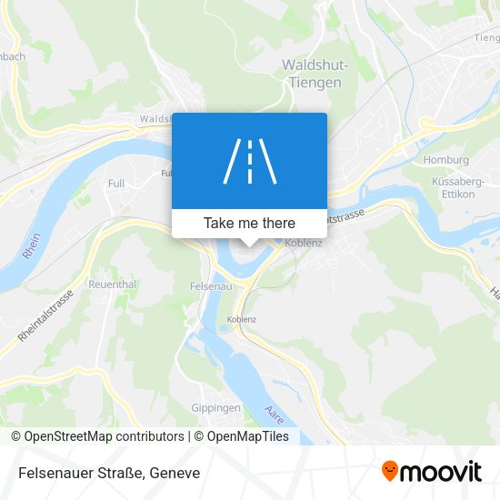 Felsenauer Straße map