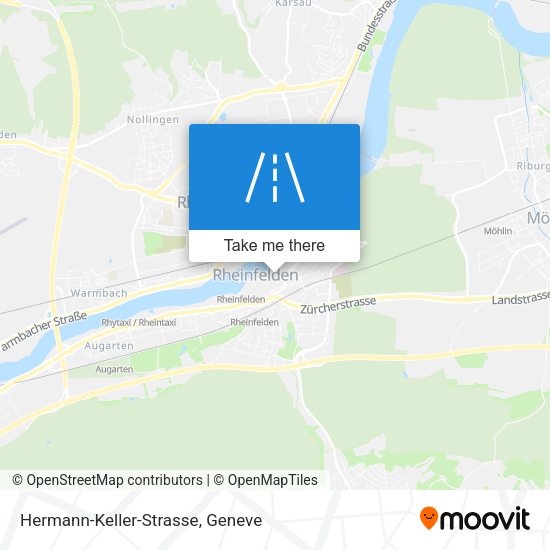 Hermann-Keller-Strasse map