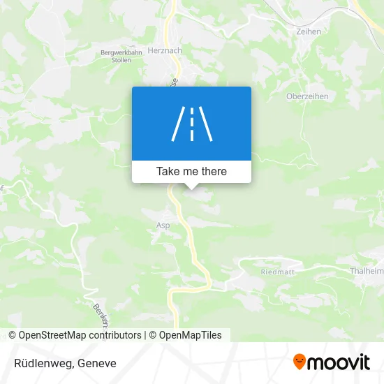 Rüdlenweg map