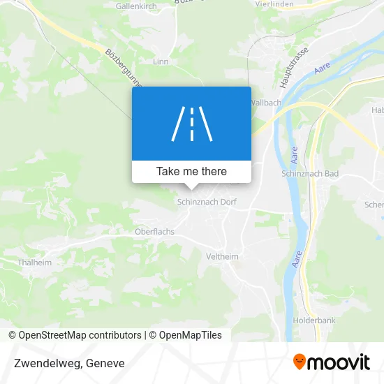 Zwendelweg map