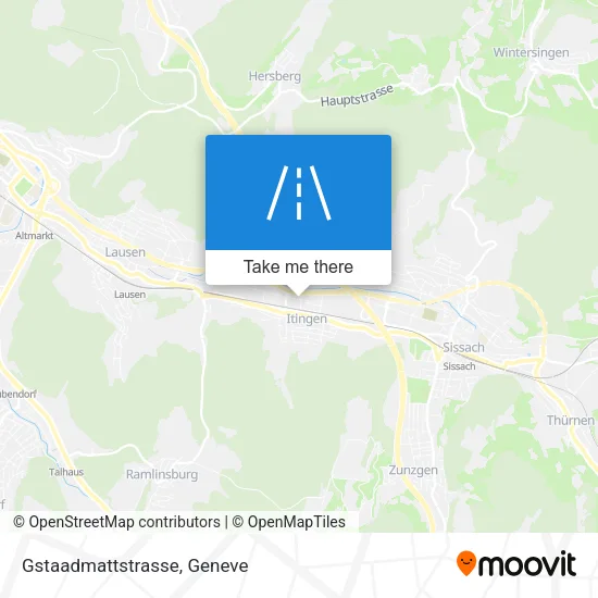 Gstaadmattstrasse map