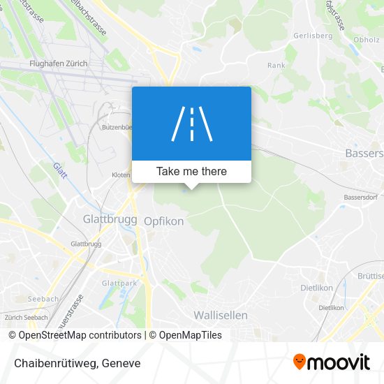 Chaibenrütiweg map
