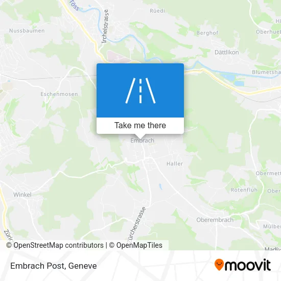 Embrach Post map