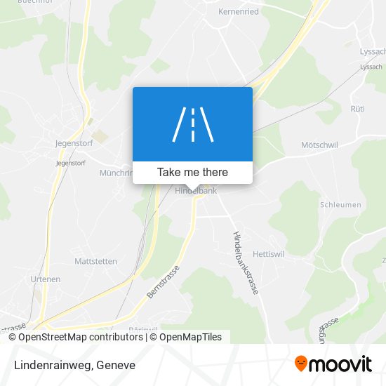 Lindenrainweg map