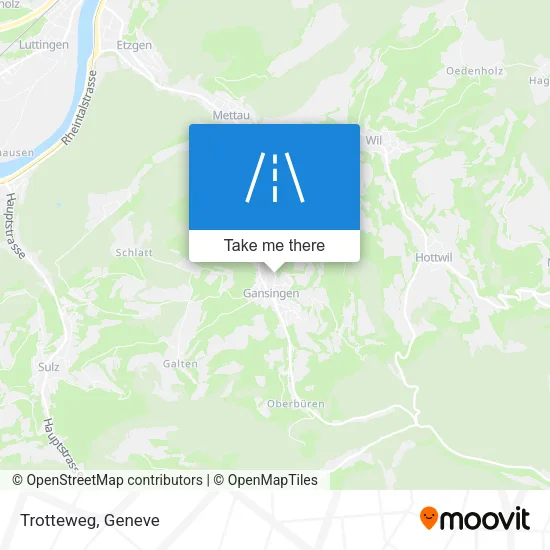 Trotteweg map