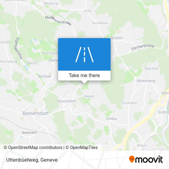 Uttenbüelweg map