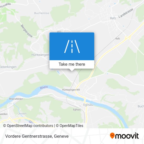 Vordere Gentnerstrasse map