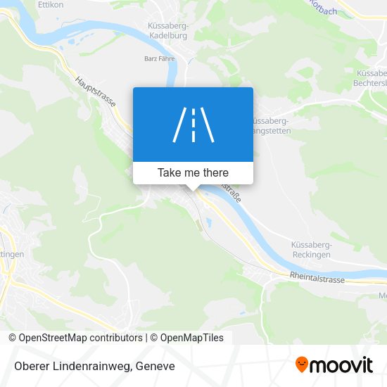 Oberer Lindenrainweg map