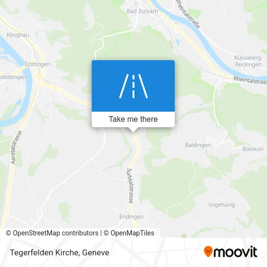 Tegerfelden Kirche map
