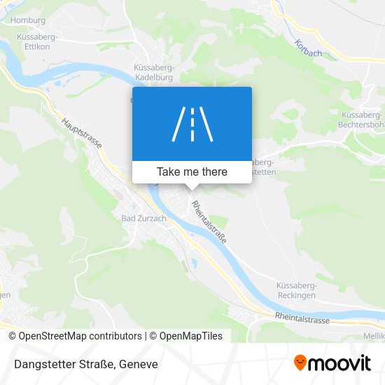 Dangstetter Straße map
