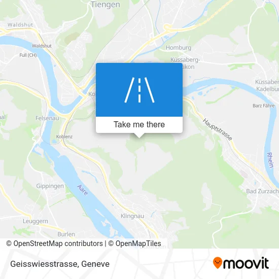 Geisswiesstrasse map