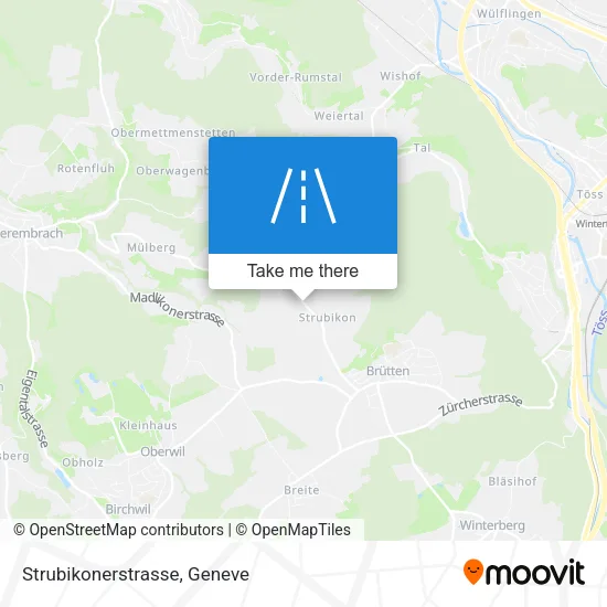 Strubikonerstrasse map