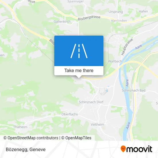 Bözenegg map