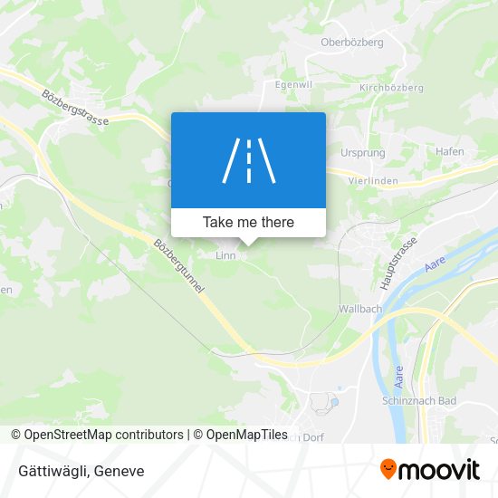 Gättiwägli map