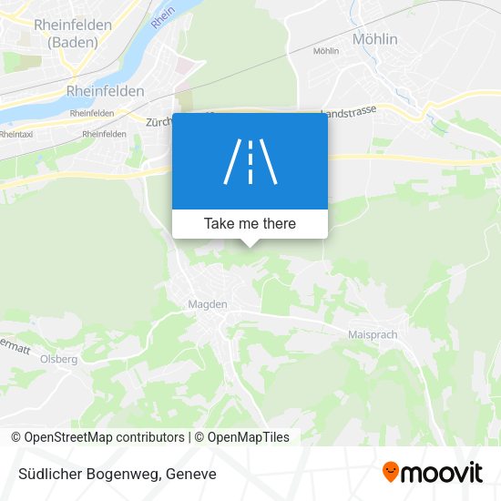 Südlicher Bogenweg map