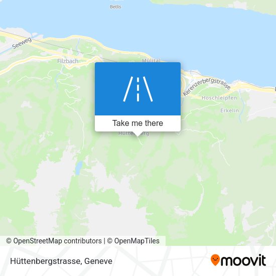 Hüttenbergstrasse map