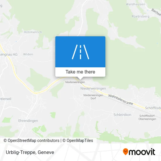 Urblig-Treppe map