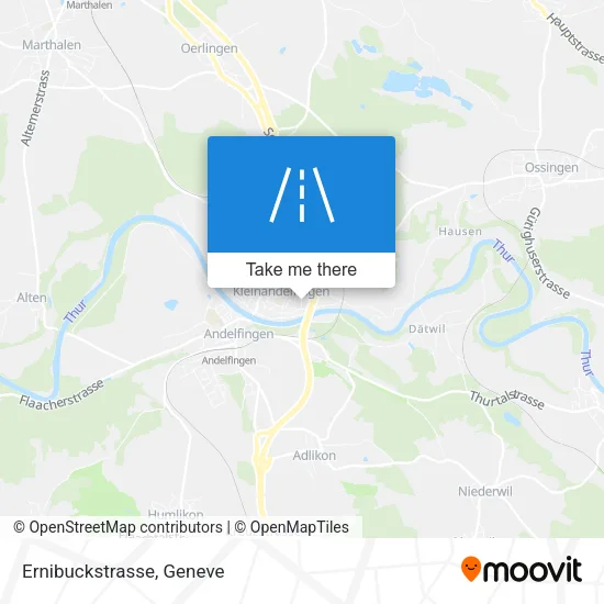 Ernibuckstrasse map