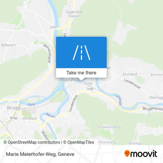 Marie Meierhofer-Weg map