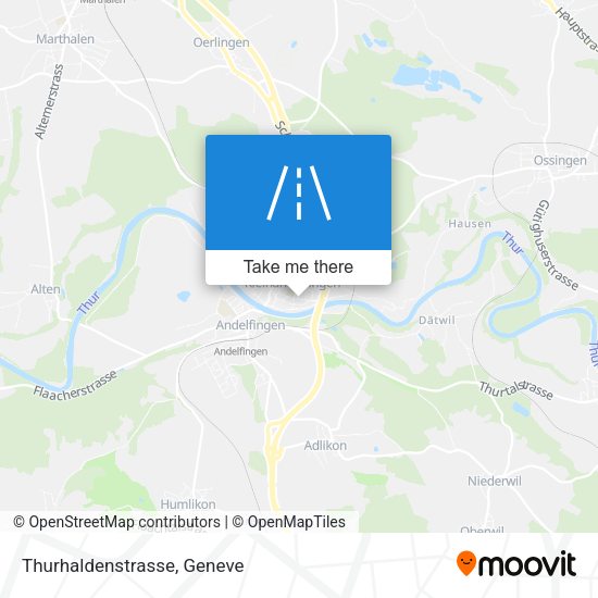 Thurhaldenstrasse map