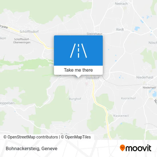 Bohnackersteig map