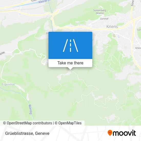Grüeblistrasse map