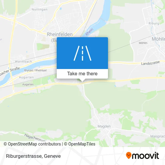 Riburgerstrasse map