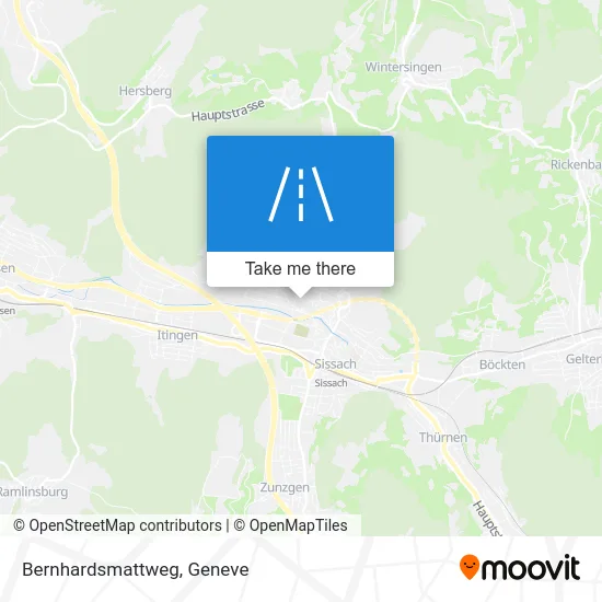 Bernhardsmattweg map