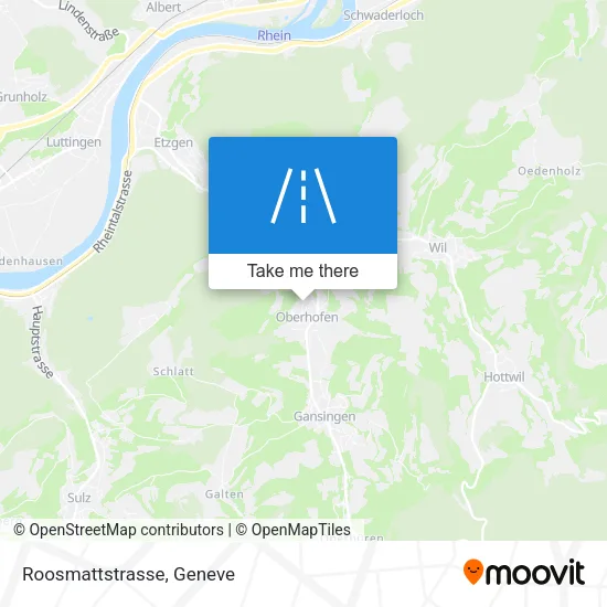Roosmattstrasse map