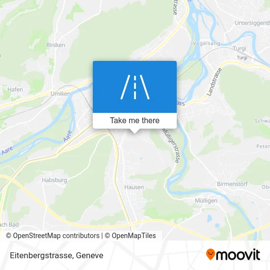 Eitenbergstrasse map