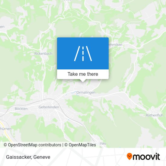 Gaissacker map