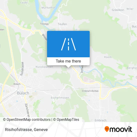 Risihofstrasse map