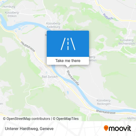 Unterer Hardtweg map