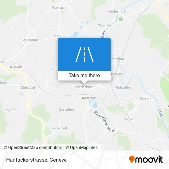 Hanfackerstrasse map