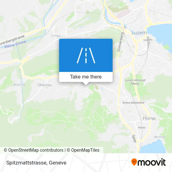 Spitzmattstrasse map