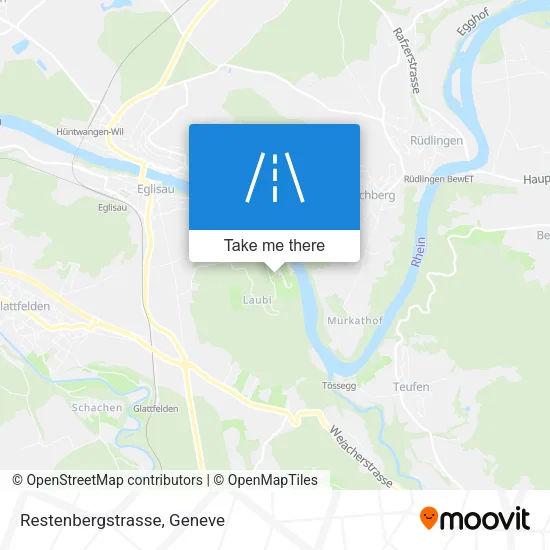 Restenbergstrasse map