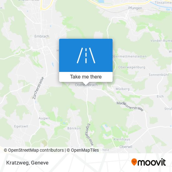 Kratzweg map