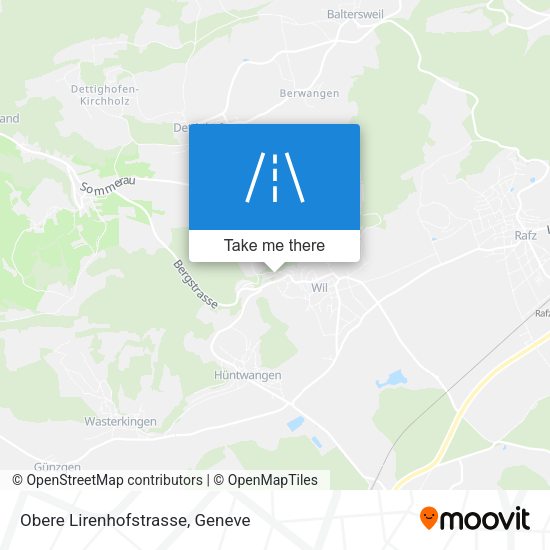Obere Lirenhofstrasse map