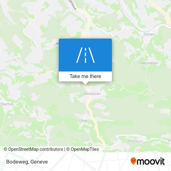 Bodeweg map