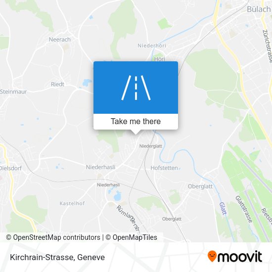 Kirchrain-Strasse map