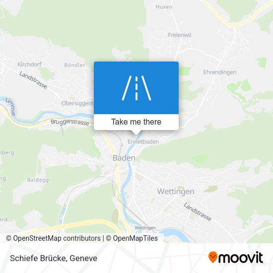 Schiefe Brücke map