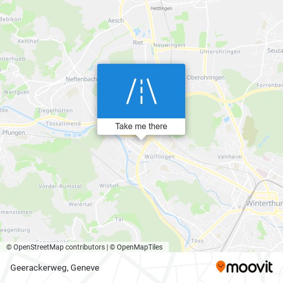 Geerackerweg map