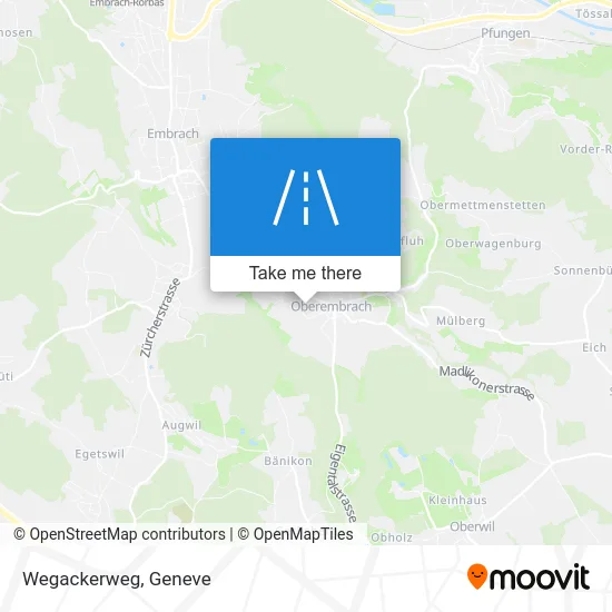 Wegackerweg map