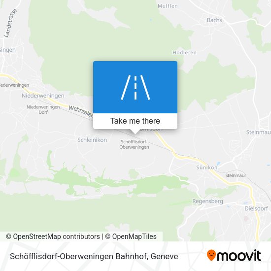 Schöfflisdorf-Oberweningen Bahnhof map