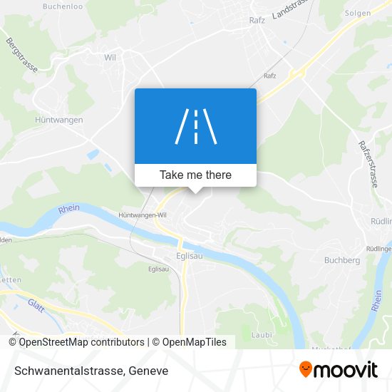 Schwanentalstrasse map